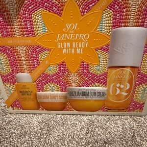 Sol de Janeiro Bright Orange Glow Ready With Me Skincare Set